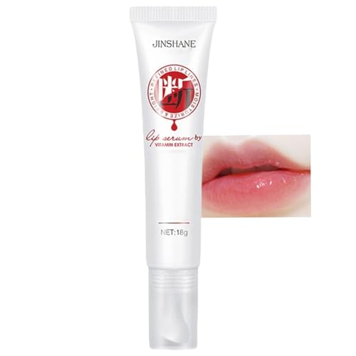 Jinshane Lip Serum, Jinshane Lips Serum, Jinshane Serum, Jinshane Lip Essence Vitamin E Fade Lip Lines, Dark Lips Lip Balm Fast Lightening Pink Mouth Lips Serum (1 Pc)