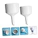 PACKOVE Buchner Filter Funnels for Lab Use 100ml 60ml Wide Mouth Filling Funnels White for Scientific and Industrial Applications