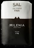 Milenia Sale Fino da Tavola, Sal de Mesa Fina, Sierra del Carche, 1 kg, Confezione da 6