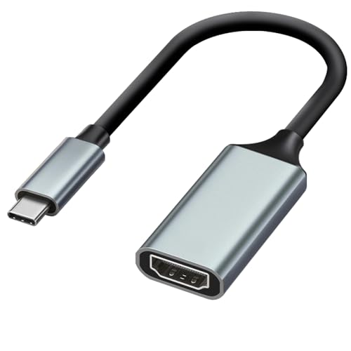 Mepsies Adaptateur USB C vers HDMI 4K, Convertisseur USB Type-C vers HDMI Compatible avec iPhone 15 Pro/Max, Galaxy, MacBook Pro/Air, Dell, Surface et Plus...