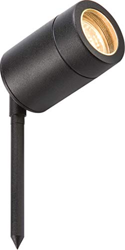 Knightsbridge GU10SPIKEBK Black Lightweight Spike Light, Aluminium, GU10, 35 W