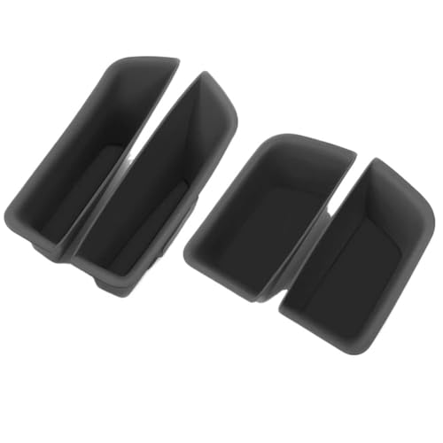 Boîte de rangement portière voiture pour Macan 2018-2024 bac de stockage noir