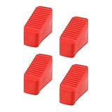 Ersatz 4 Stück rutschfeste Leiterfuß, Abdeckungen für Fliesenböden, rot, allgemein, Leiter-Endkappe, Teleskop-Leiter-Fußpolster, Teleskop-Leiter-Fußpolster