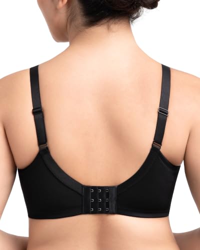 Image of HSIA Minimizer Bras for Women Enchante Lace Underwire Bra for Heavy Breast | Full Coverage, Breathable in Summer, Plus Size, Supportive, Unlined, Lifting, Back Fat Smoothing, Offer Natural Shape, Soft
