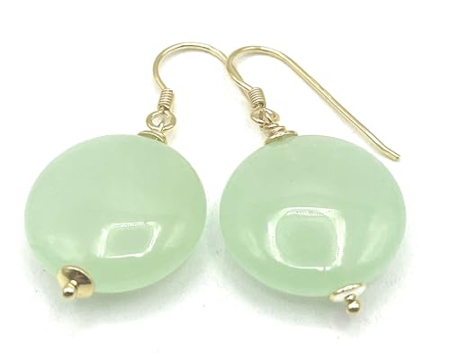 Boucles d'oreilles jade vert naturel pour illuminer vos tenues élégantes au quotidien