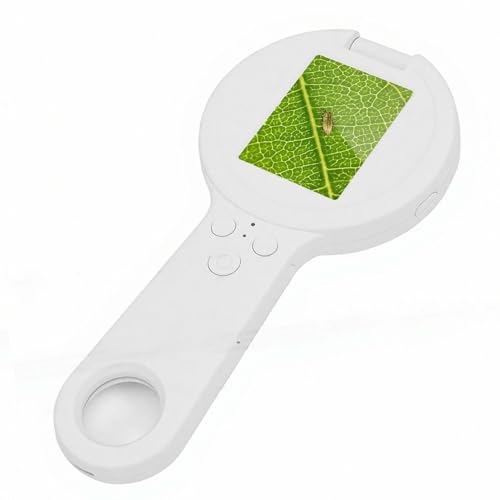 Microscope numérique portatif autofocus 500x loupe avec 16 LED et écran intégré