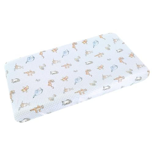 Image of Premium Diaper Changing Pad Cover Winnie The Pooh & Friends by Copper Pearl
