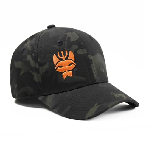 FUYIHCFB Gorra de béisbol Camouflage Seal Team, Gorra táctica SAS Blackbeard Snapback, Gorra para Caza/Correr/Pescar (3,L)