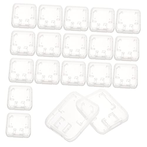 QUMIIRITY 24pcs Memory Card Storage Cases Portable Organizer for and Cards Transparent Design Easy to Carry for Travel and Everyday Use