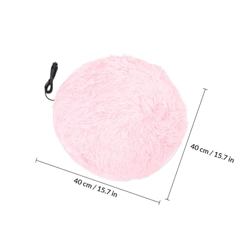 Manta térmica USB para mascotas balacoo 40x40 cm rosa miniatura 2