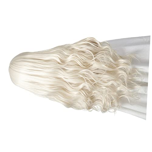 Balacoo Peruca Longa Encaracolada 3 Pecas halloween hallowen cômoda cosplay princesas confortável pr