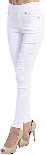 ToBeInStyle Women's Seagull Waist Skinny Ponte Leggings4