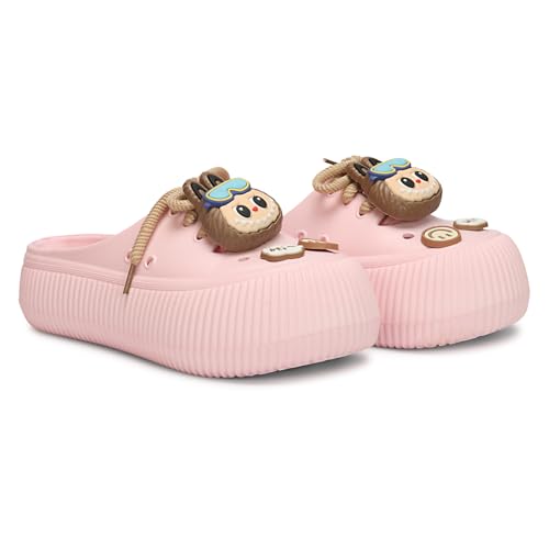Image of Kraasa Women Lightweight EVA Clogs Comfortable Slip-On Casual Garden Shoes with Cushioned Footbed, Flexible Durable Sole and Breathable Design, Walking, Travel and Outdoor Use