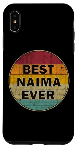 �����ꖼ �i�C�} I love Naima ���g�� �r���e�[�W�X�^�C�� �X�}�z�P�[�X iPhone XS Max �p