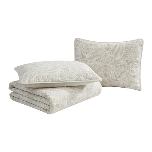 Edredón reversible Queen Tommy Bahama transpirable con fundas de almohada coordinadas 7