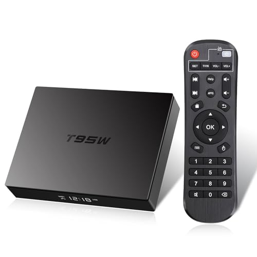 Android TV Box, Android 11.0 Video Player with Quad Core Arm Cortex-A35, 2GB RAM 16GB ROM, 4K HD, Dual WiFi, Bluetooth 5.0 Smart TV Box