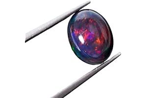 YASHEE Natural Black Opal Oval Shape-Ethiopian Opal Gemstone Wholesale Lot-Healing Crystals