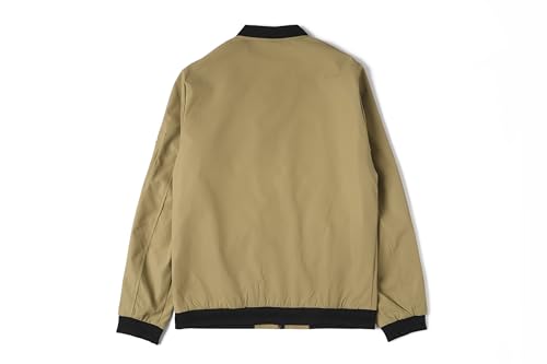 Lavnis Men's Flight Bomber Jacket Lightweight Softshell Coat Sportwear Zipper Windbreaker2