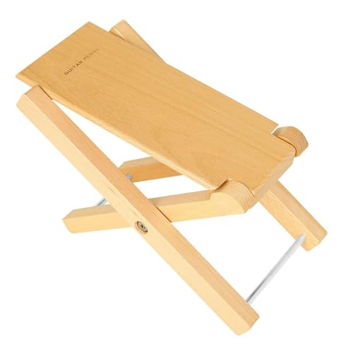 Repose-pieds bois guitare avec surfaces antidérapantes et structure durable