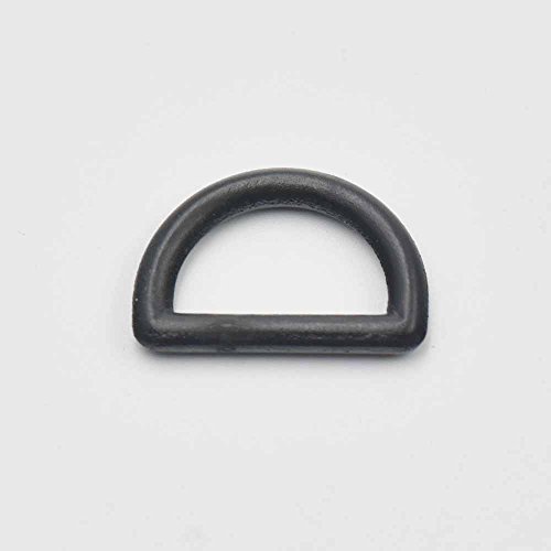 100 D-Ringe aus Kunststoff für Gurtband, Gürtel, Schnallen, Tasche, Band ,10 mm, 12 mm, 15 mm, 19 mm, 25 mm, 32 mm, 38 mm, Schwarz , 3/4" 19mm Cover
