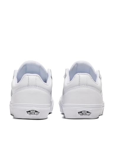 Vans Women's Seldan Shoe | Retro Tennis Inspired Sneakers for Fashion, Work & Everyday Wear, Tumble White/White, 7.5