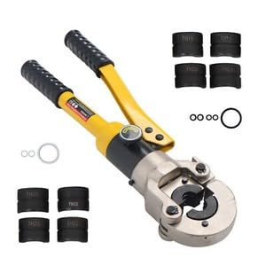 #US 8Mt Copper Tube Fittings Crimping Tool with H16 TH20 TH26 TH32 Crimping Dies