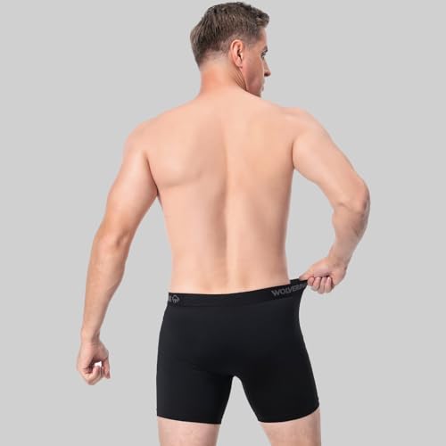 WOLVERINE Men's Underwear Boxer Briefs Breathable Moisture-Wicking with Fly Underwear for Men, 2-Pack3