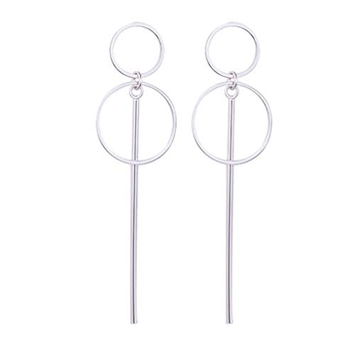 Floridivy 1 par círculo Pendientes Ronda Chica Hueco Mujeres Elegantes geométrico étnico del Perno Prisionero del oído de la Vendimia de Bohemia Gota