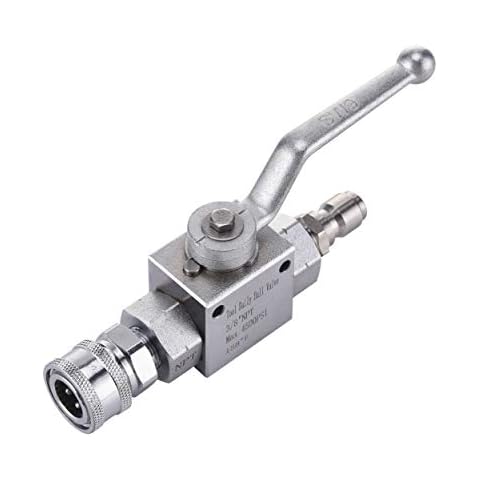 Tool Daily High Pressure Washer Ball Valve Kit, 3/8 Inch Quick Connect for Power Washer Hose, 4500 PSI Cover