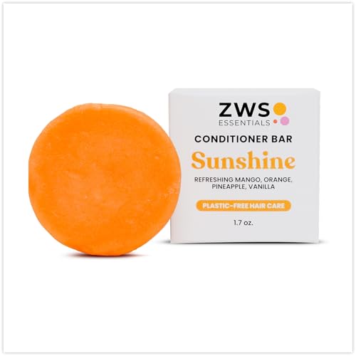 10 Best Zero Waste Conditioners for Eco-Friendly Hair Care 7 Sunshine Vegan Solid Hair Conditioner Bar