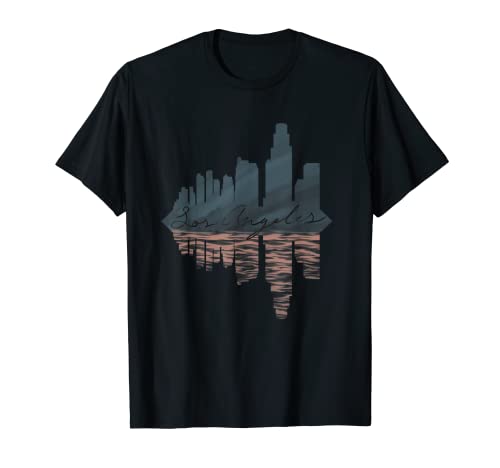 Los Angeles Skyline Arte abstracto Camiseta