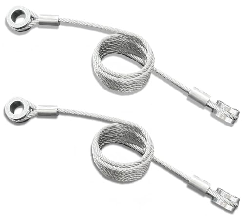 HCLLPS hood restraint cable Compatible with peterbilt 379 hood parts (80cm/31.5in) 2-Pack