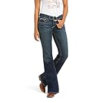 ARIAT Women’s R.E.A.L. Mid Rise Boot Cut Jeans