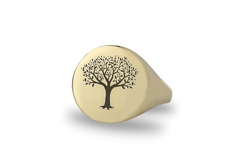 Bague Arbre Gravé en or, le cadeau idéal pour marquer les esprits