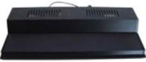 MarineLand 17878 Recessed Full Incandescent Hood, Black, 24"