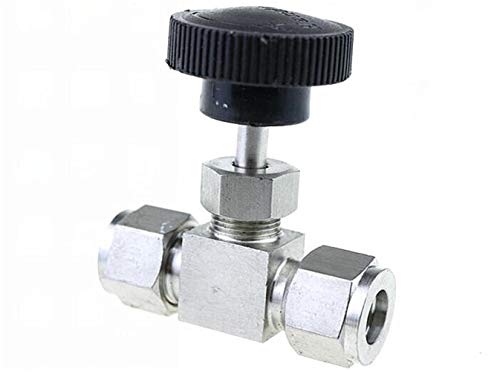 Válvula de aguja SUS 304 de alta precisión para control de flujo de 10mm 3