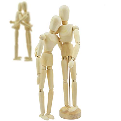 Artist Wooden Manikin Mannequin Sketching Lay Figure Drawing Model Aid Human Figure Artist Draw Painting Model Mannequin Jointed Doll For Art Drawing Human Figure #TOP3