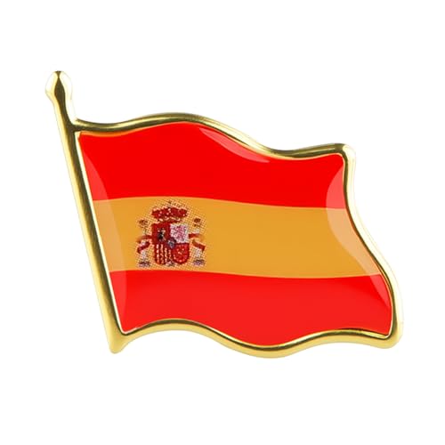 Image of Country Flag Brooch Metal Alloy Souvenir Pin Shirt Hat Backpack Jewelry Accessories Decoration Party Christmas Gift Badge International Travel Pin