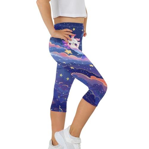 Renewold Girls' Leggings Girls Capri Leggings Yoga Pants Dance Trousers Clothing3