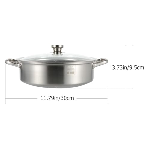 Marmite induction double compartiment en acier inoxydable argenté - 3