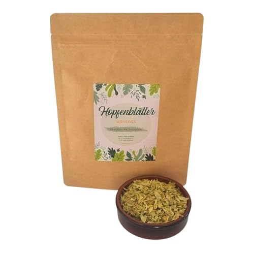 IGART FOOD&WOOD Flores de lúpulo 1000g, hojas de lúpulo cortadas para infusión, conos de lúpulo secos naturalmente, Humulus lupulus, calidad 1A, 1KG