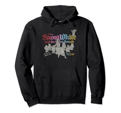 Sweat Disney Blanche Neige pull à capuche imprimé multicolore femme homme
