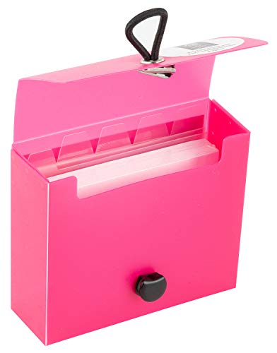 Stylex 49101 - Karteikartenbox DIN A8, mit 5 Fächern inklusive 100 linierte FSC Karteikarten, in 6, Wiederholen und Üben von neuen und Alten Vokabeln, sortierter Artikel