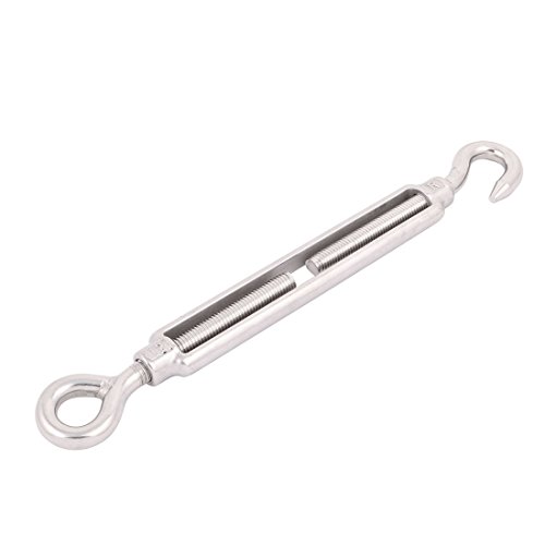 Aexit M12 Acero Inoxidable 304 Gancho Ojal Tensor para Cable de Acero miniatura 2