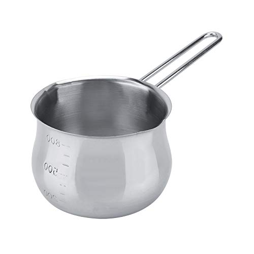 Olla para hornear de acero inoxidable 800ml con línea de escala miniatura 6