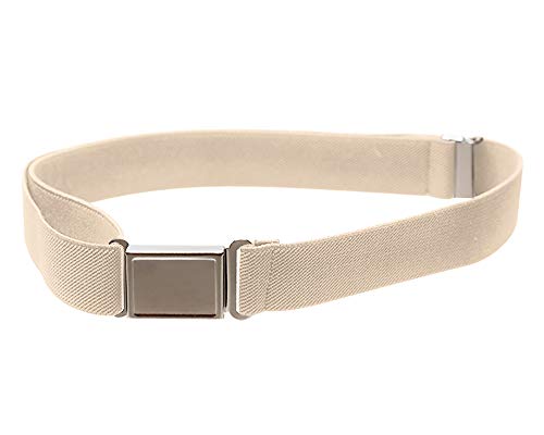 Jackster boys’ elastic belt – magnetic buckle, adjustable 18″–30″ fit – 1″ wide – made in USA – multiple colors2
