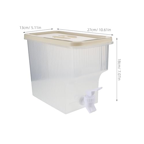 Dispensador de bebidas gran capacidad con grifo resistente y diseño hermético antiderrames 3