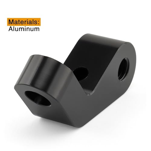 Soporte de faro extendido de moto negro compatible con Harley Softail 5