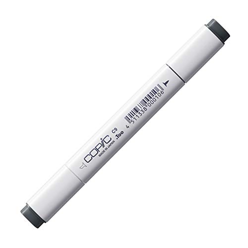 Copic Marker with Replaceable Nib, C9-Copic, Cool Gray