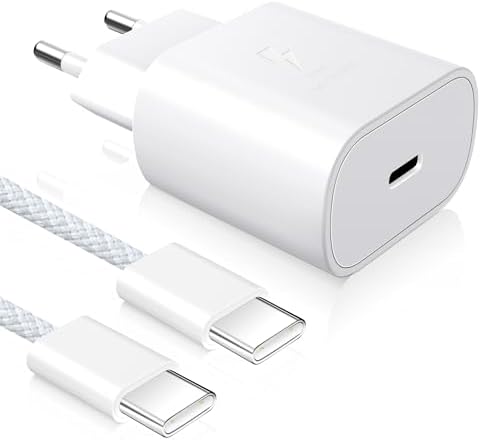 YISH Cargador USB C Carga Rrapida 25W： Enchufe USB C PD/QC 3.0 3A...